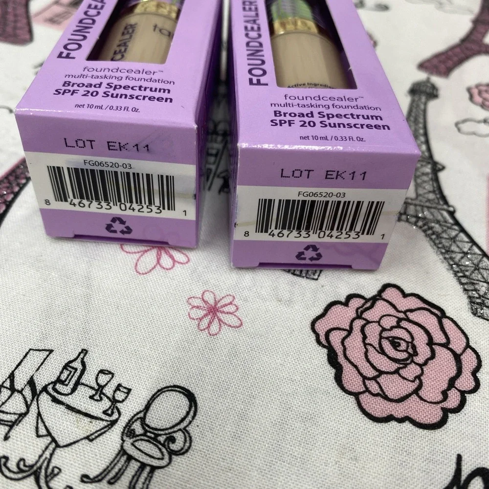 2 Tarte Foundcealer .33 oz. Multi Tasking Foundation 13N FAIR NEUTRAL